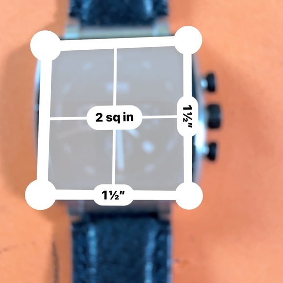 [Rare] Boss by Hugo Boss Square Chronograph Black dial Watch - Picture 6 of 6